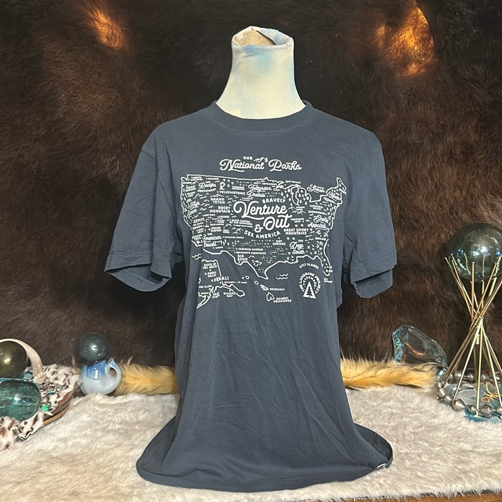 National Parks Graphic Tee - Gray
